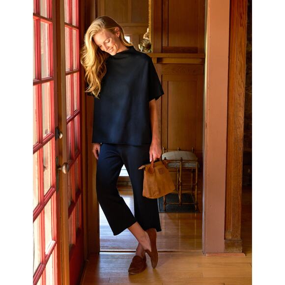 NEW Frank and Eileen Malibu Travel Set in British Royal Navy Triple Fleece Sz S